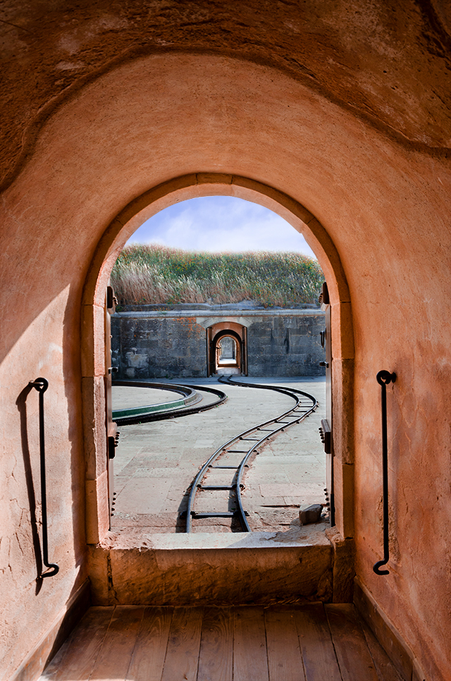Çanakkale Tabyalarında Raylar